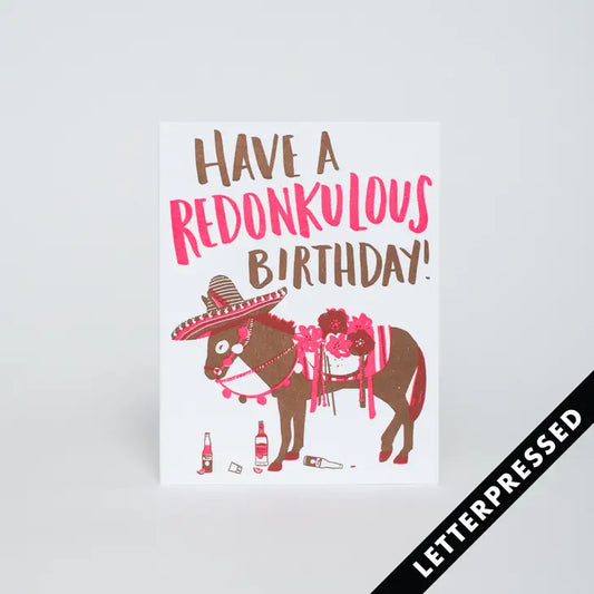 Redonkulous Birthday Card