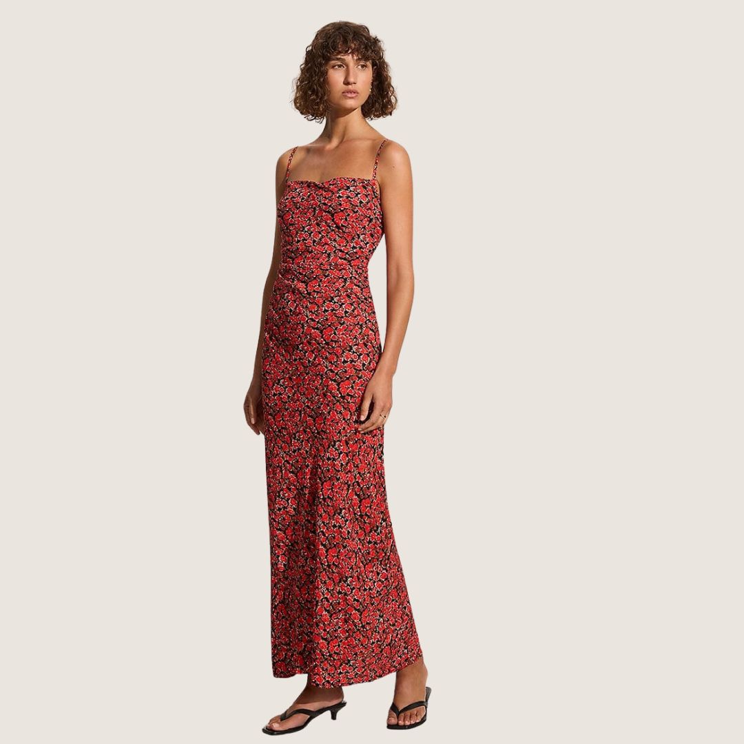 Rosas Midi Dress (Salema Floral)